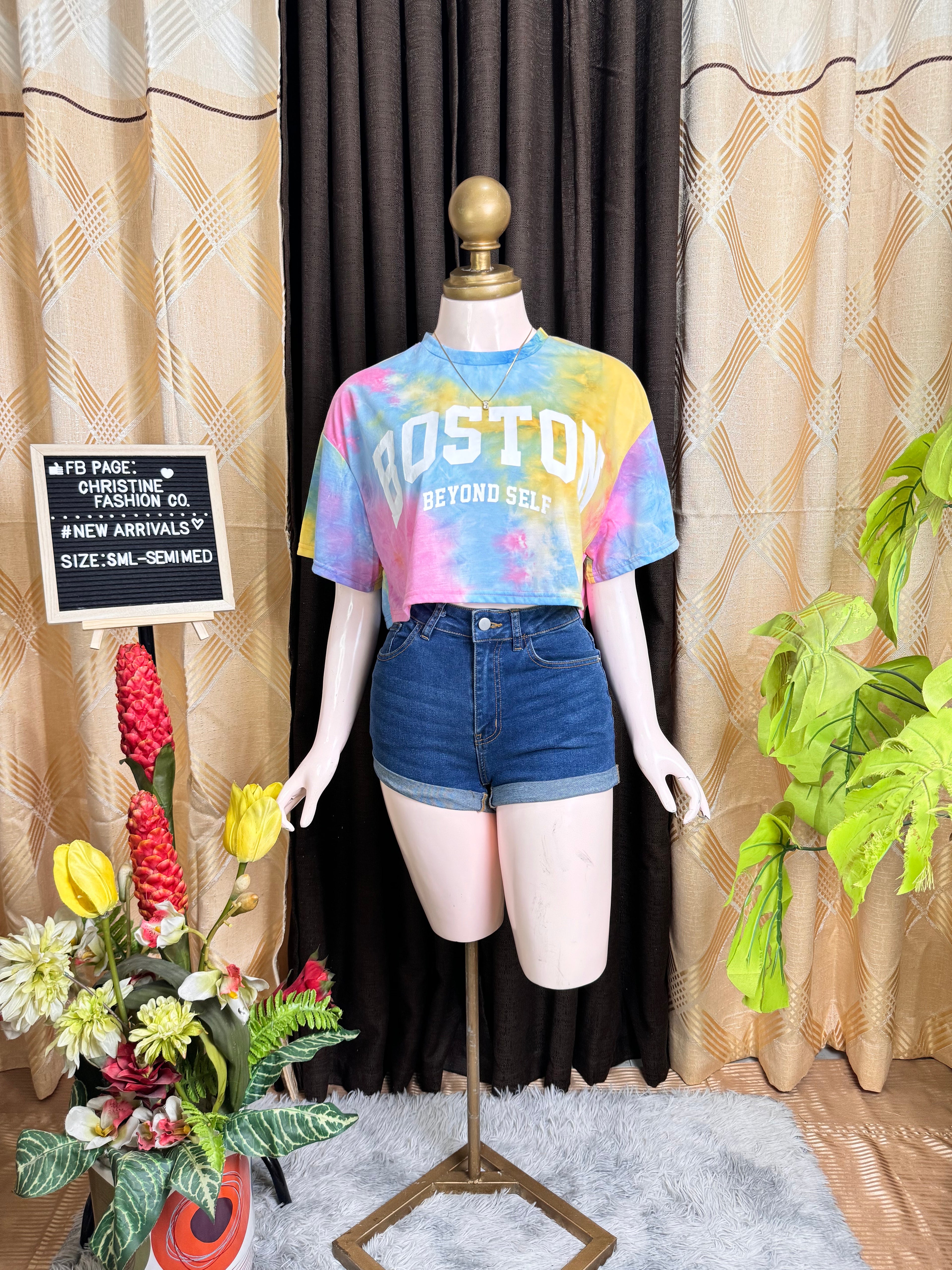 Trendy Crop Top Shirt Outfit