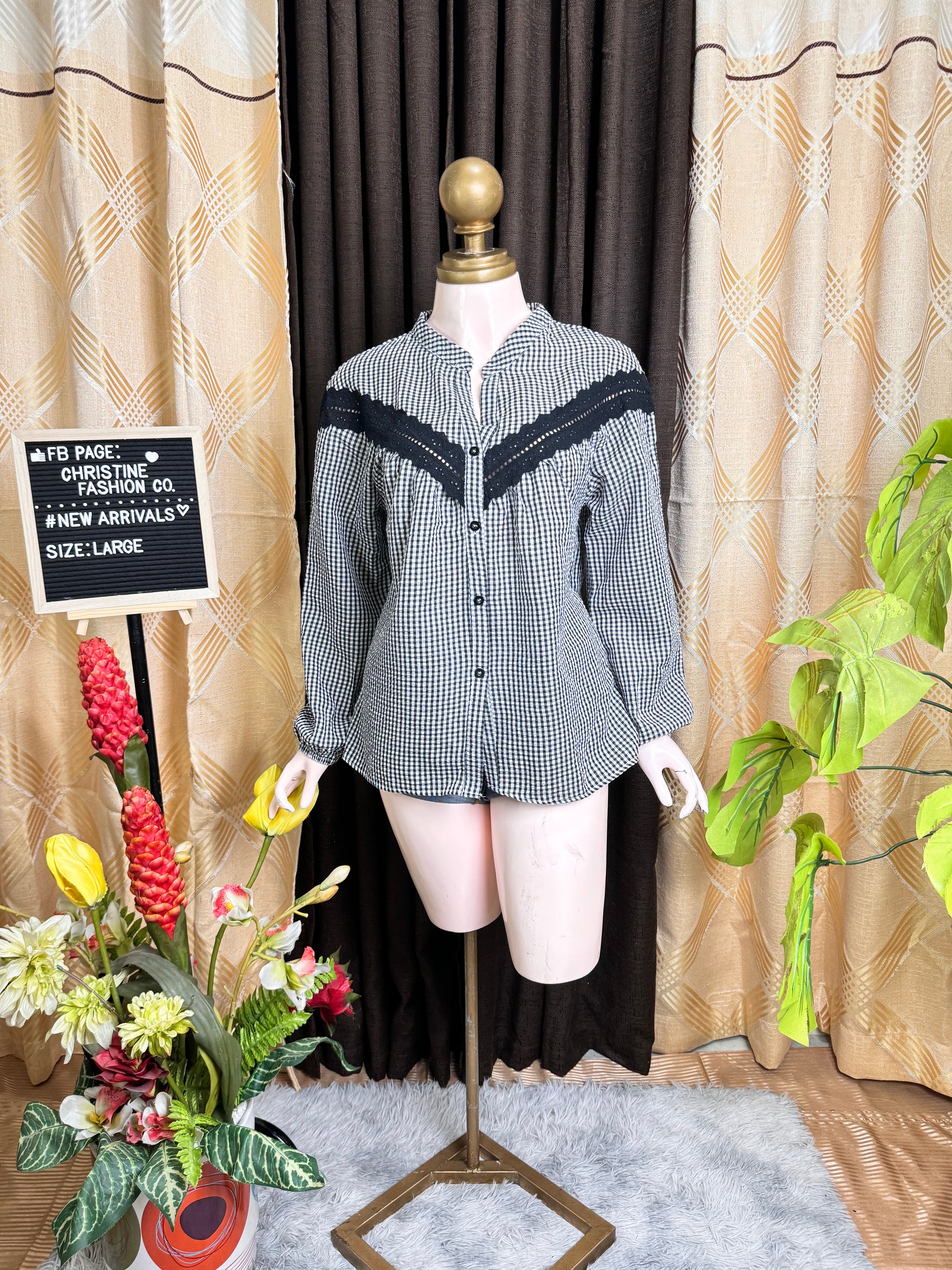 Casual Long-sleeved Top Outfit