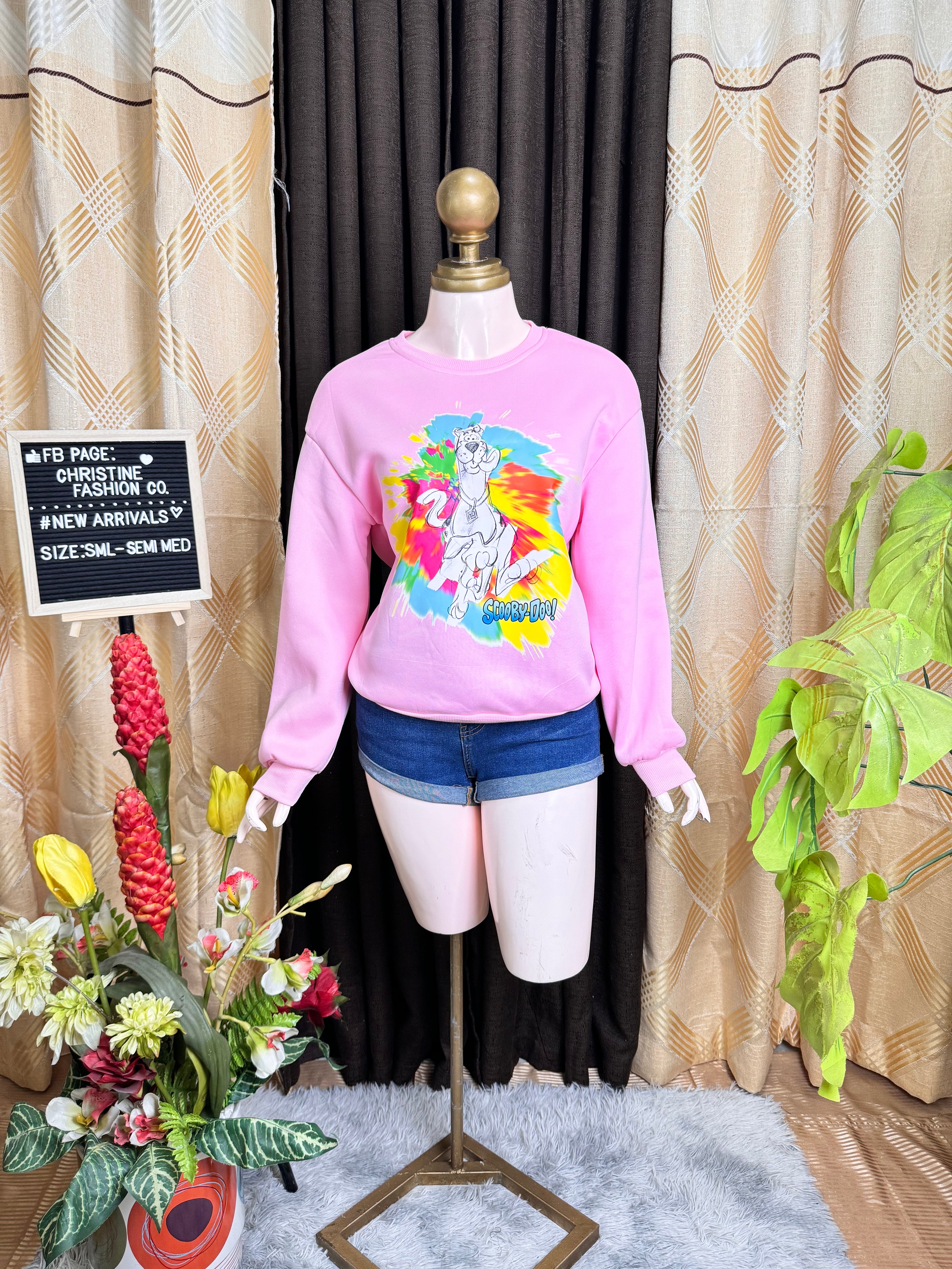 Pink Scooby Pull Over