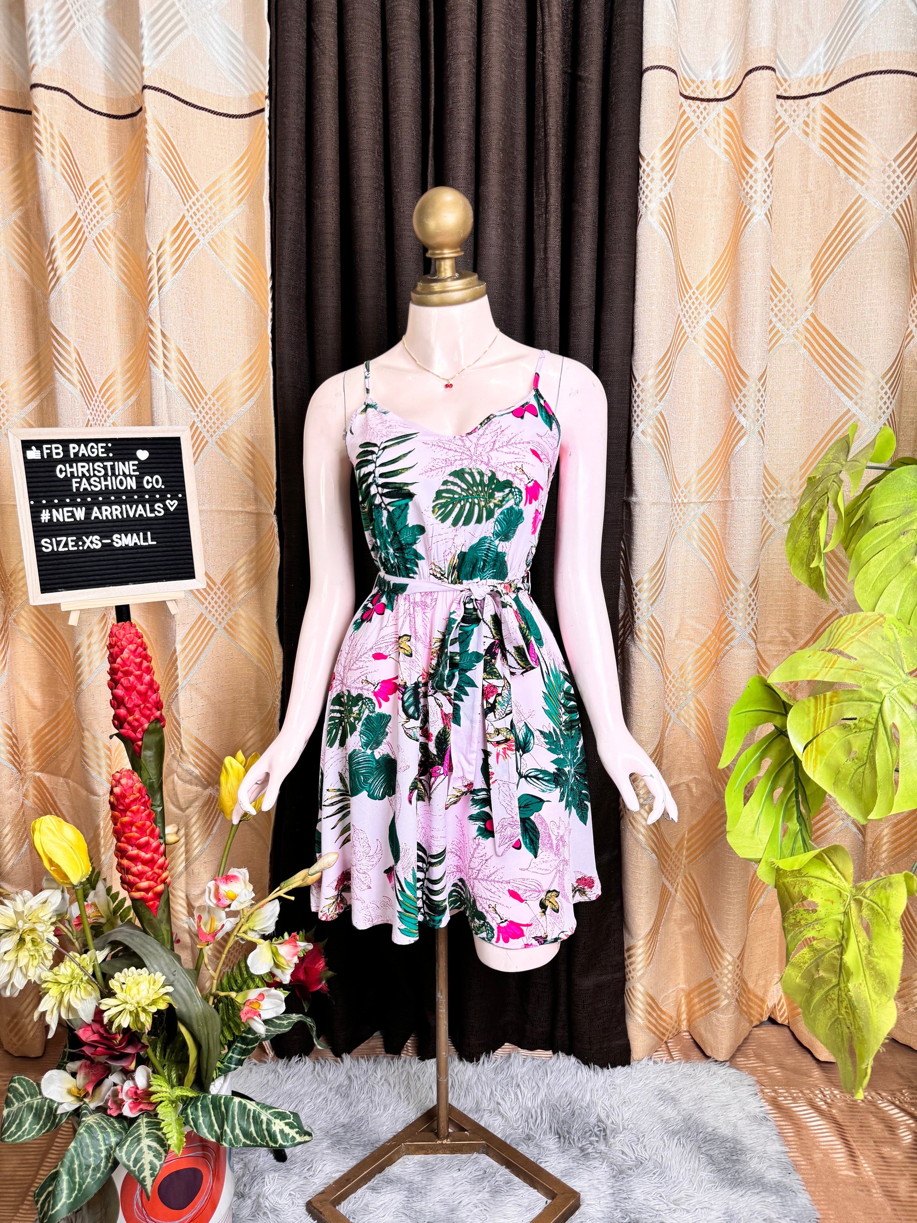 Pretty Pink Floral Dress