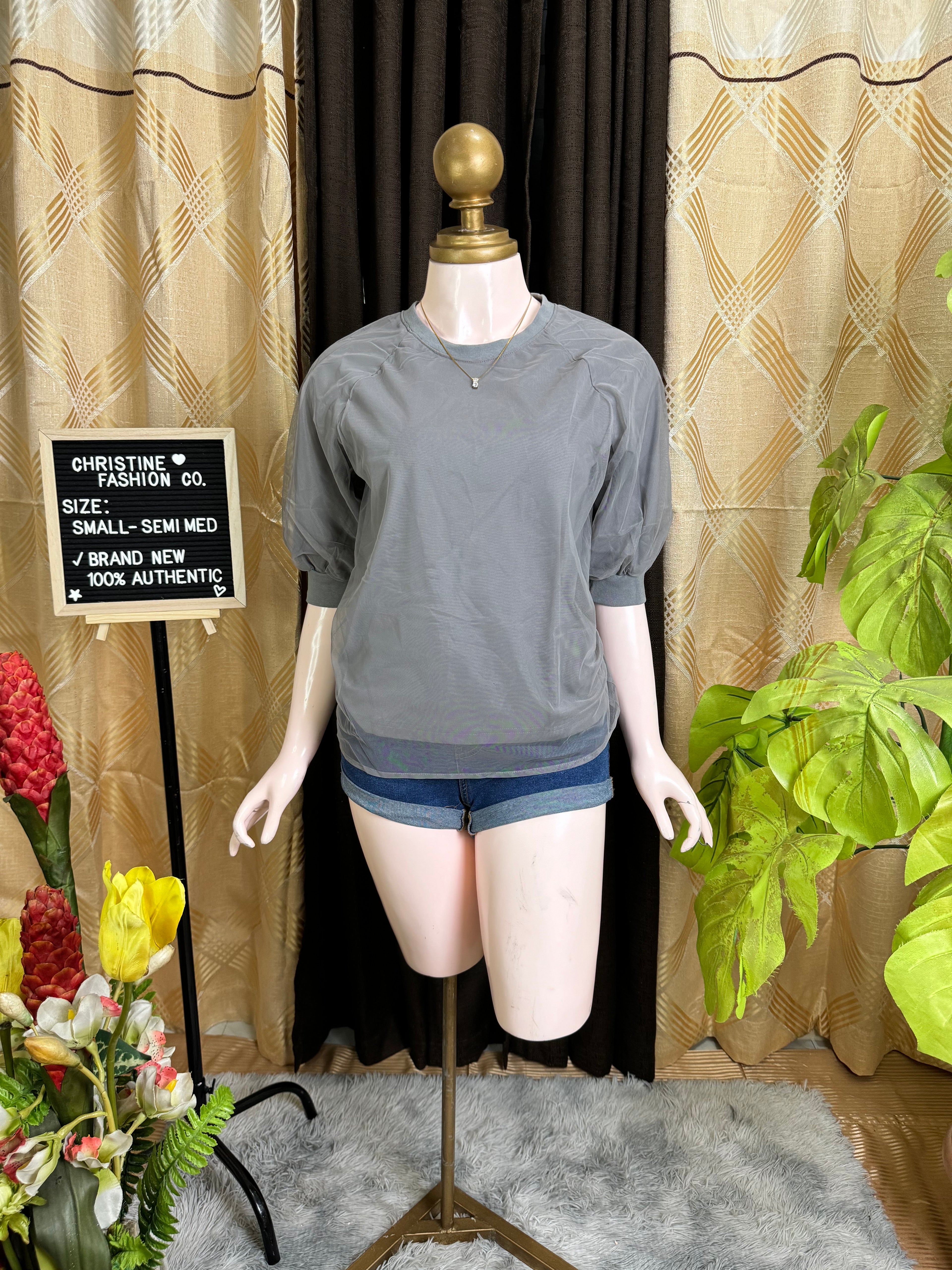 Classic Gray Top Outfit