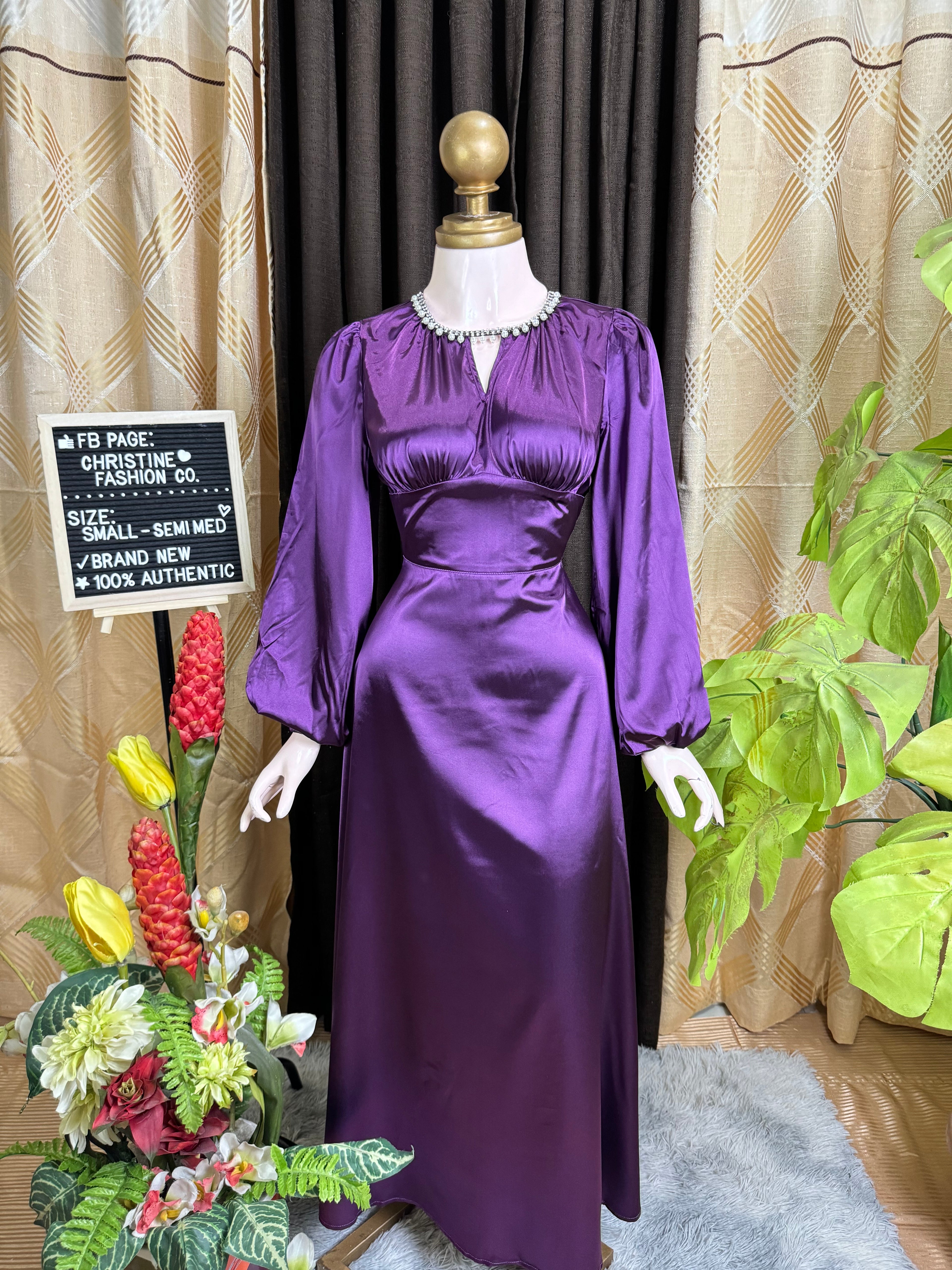 Purple Long Dress