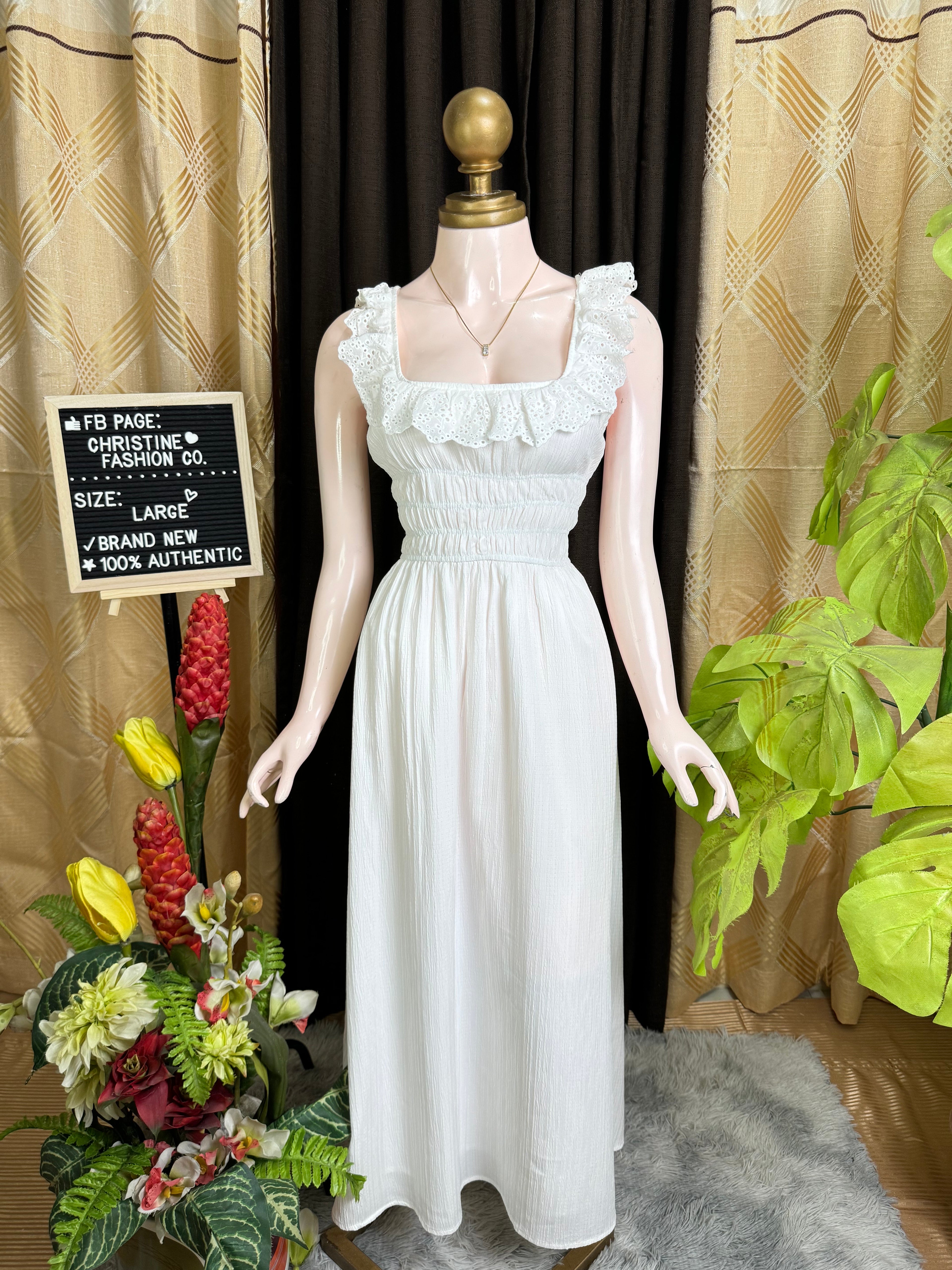 Pretty Long White Event Dress