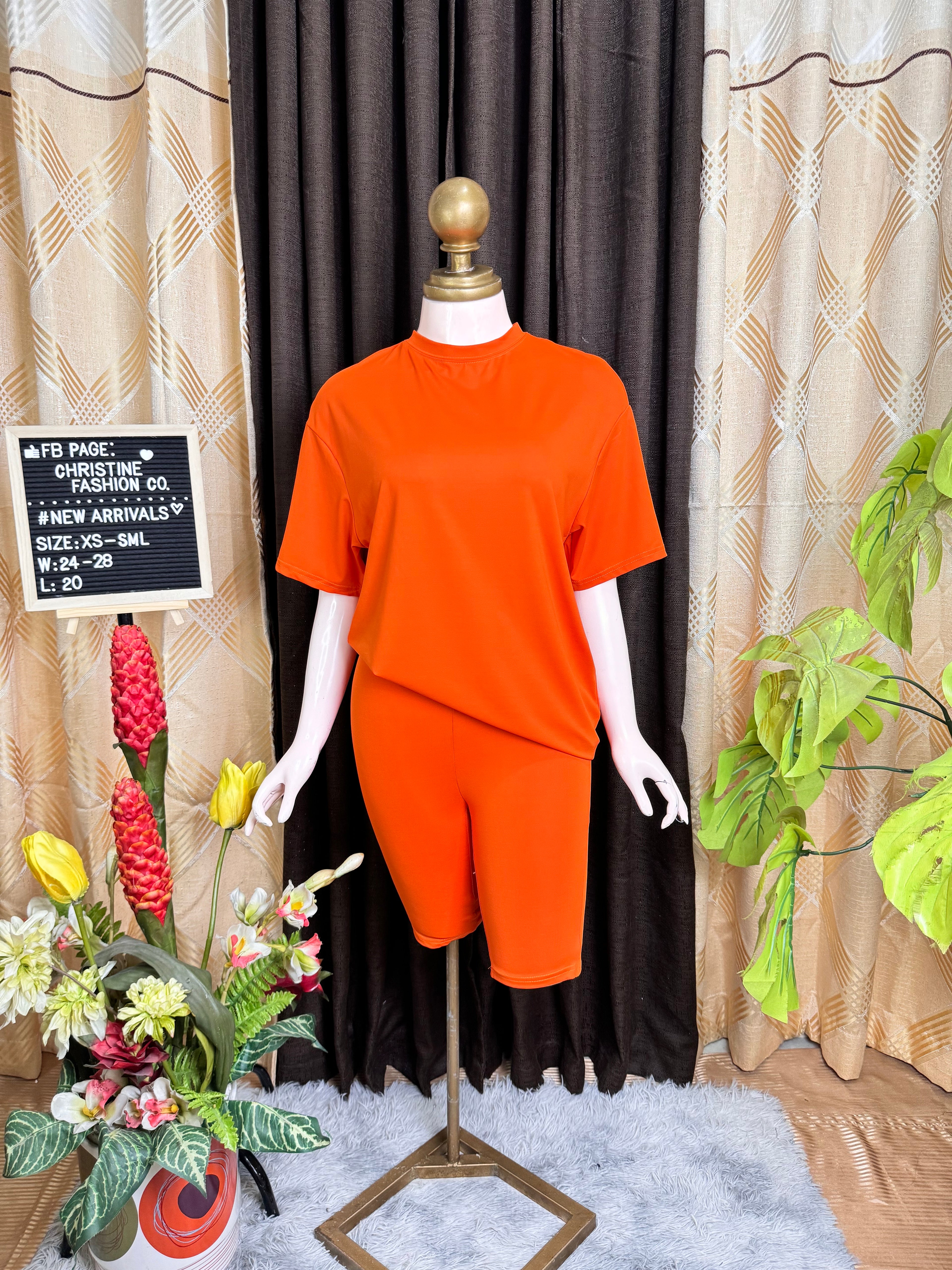 Classy Orange Coords Outfit