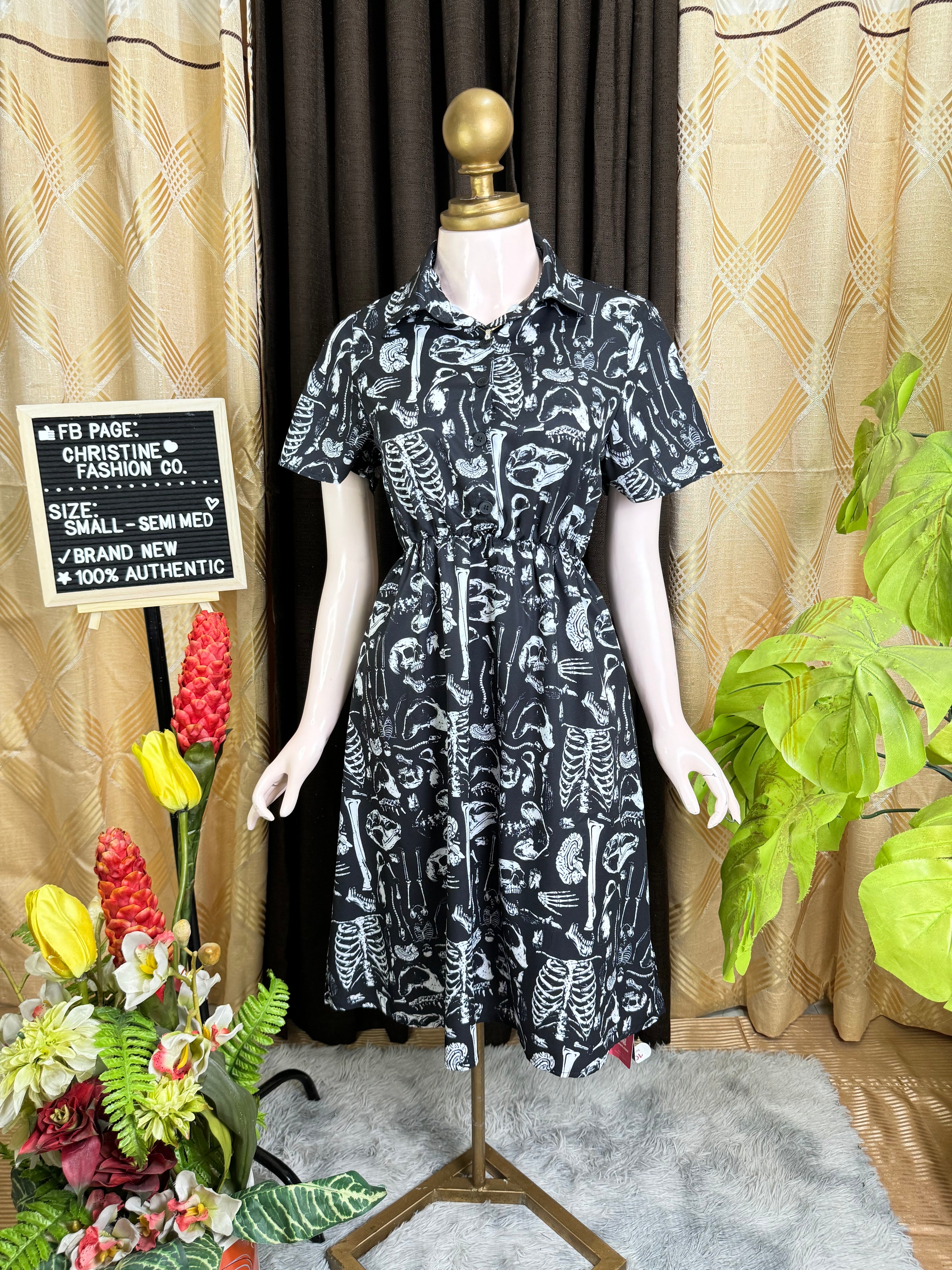 Pretty Black Polo Dress