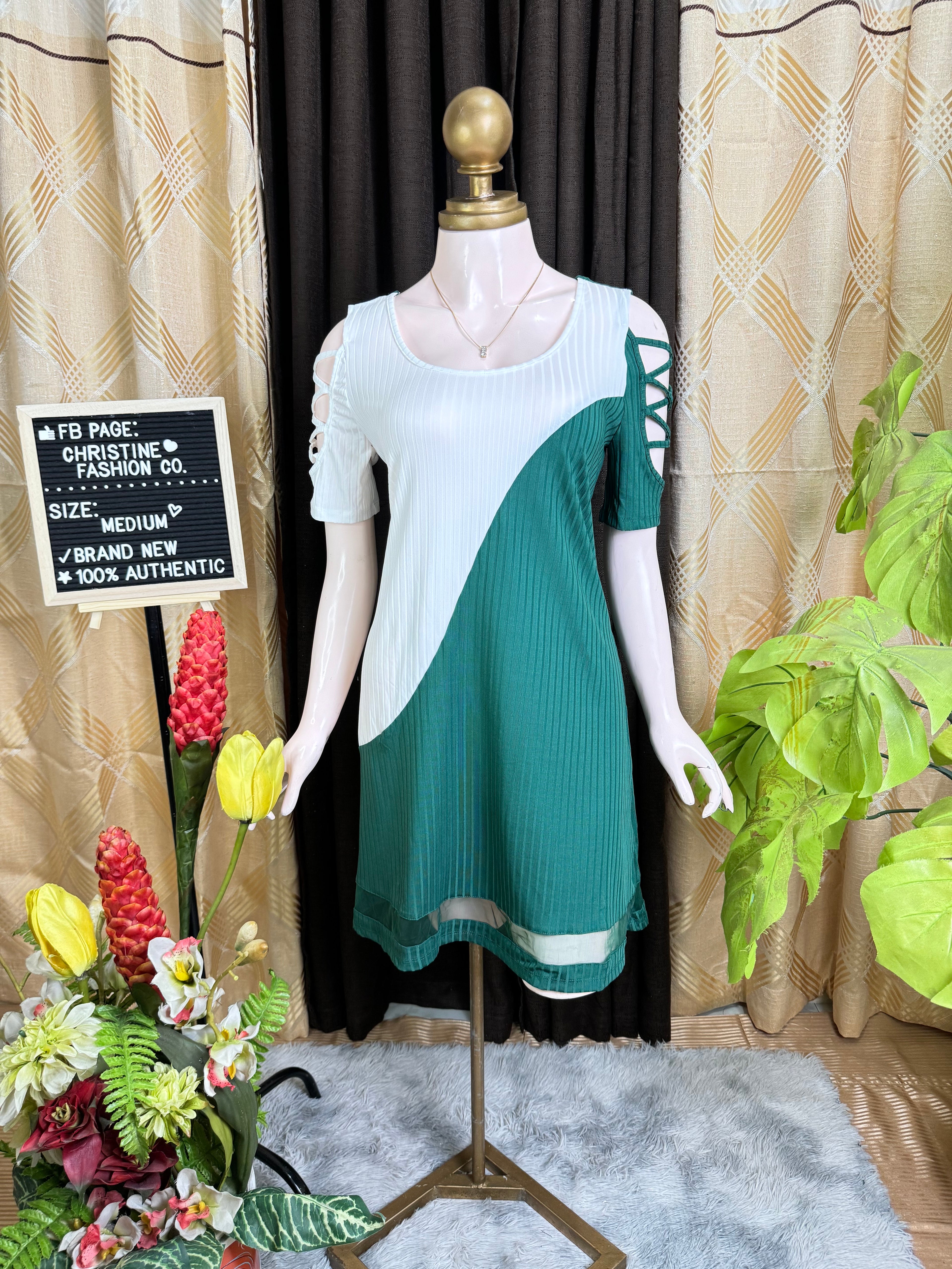 Classic 2-tone Dress