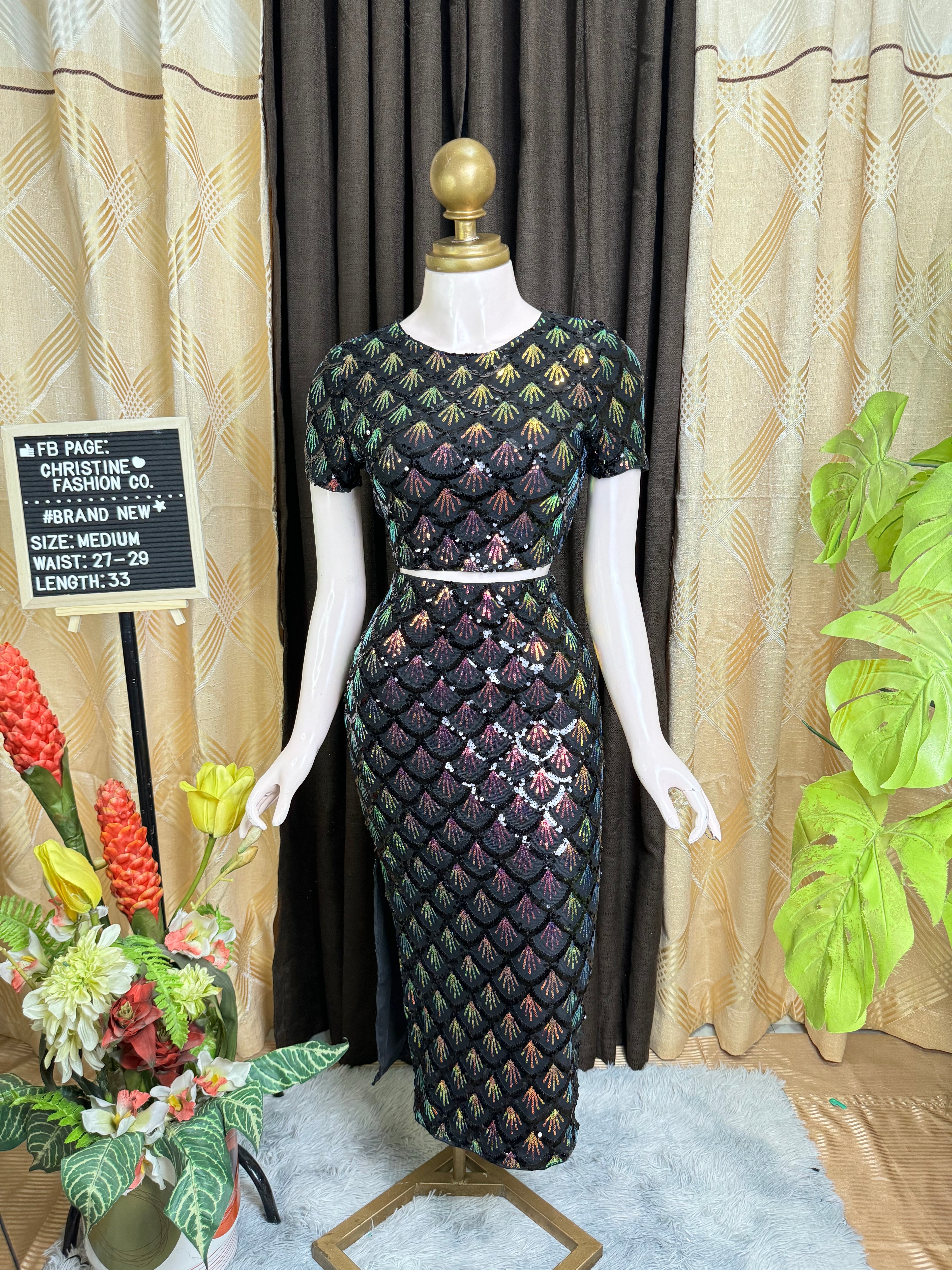 Pretty Sequence Coords Outfit