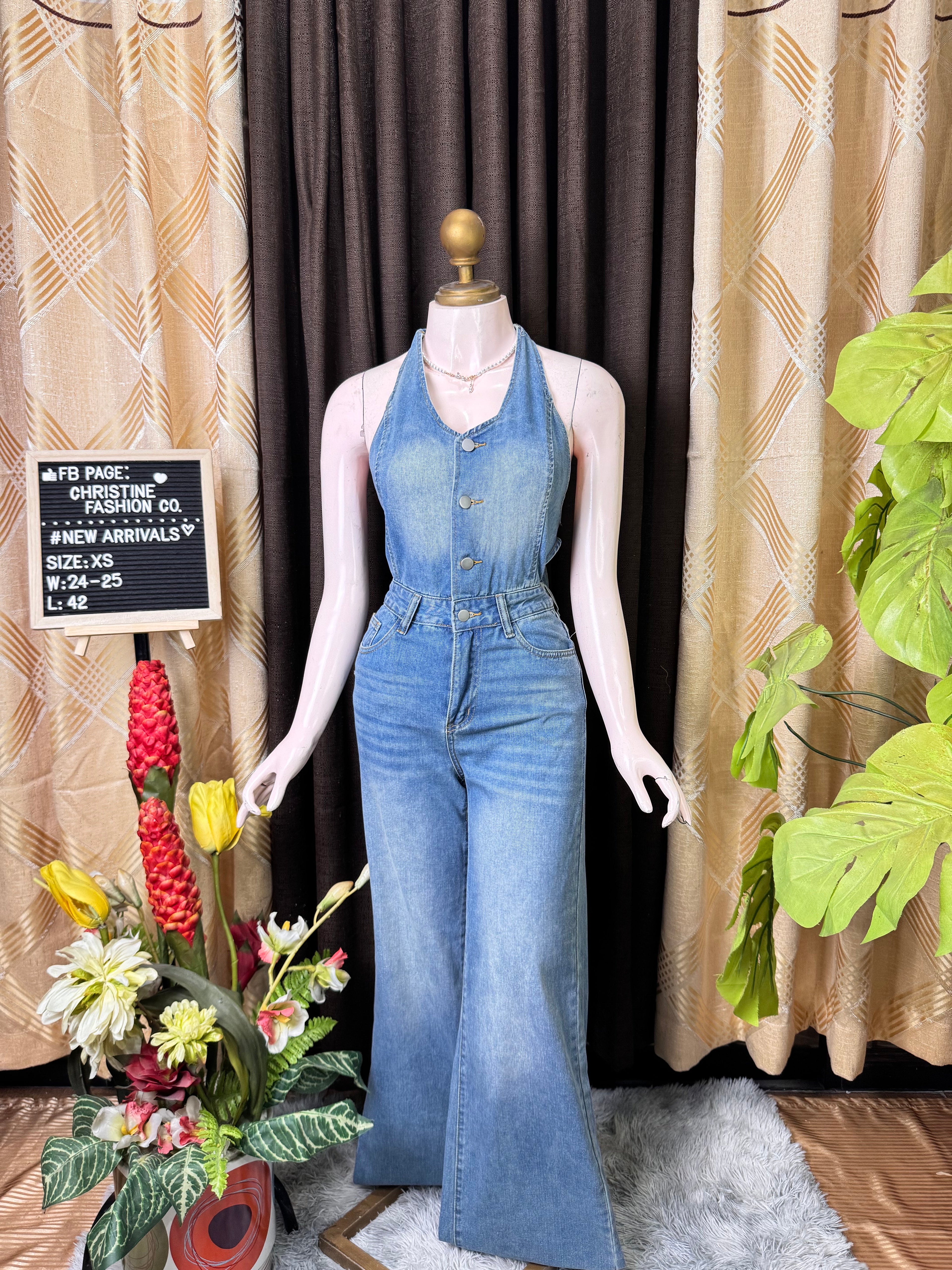 Denim Classy Trendy Jumpsuit