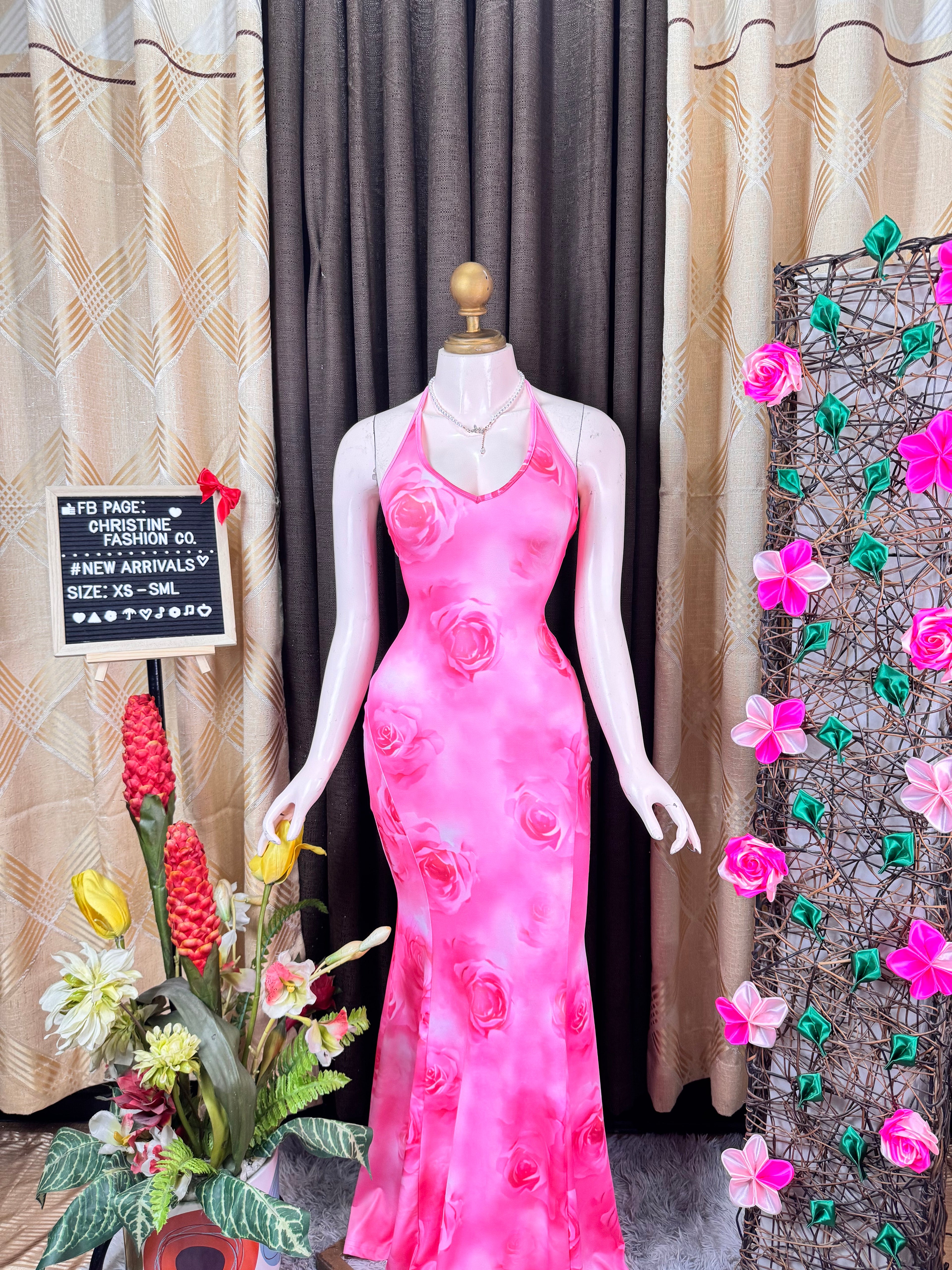 Barbie Pink Long Dress