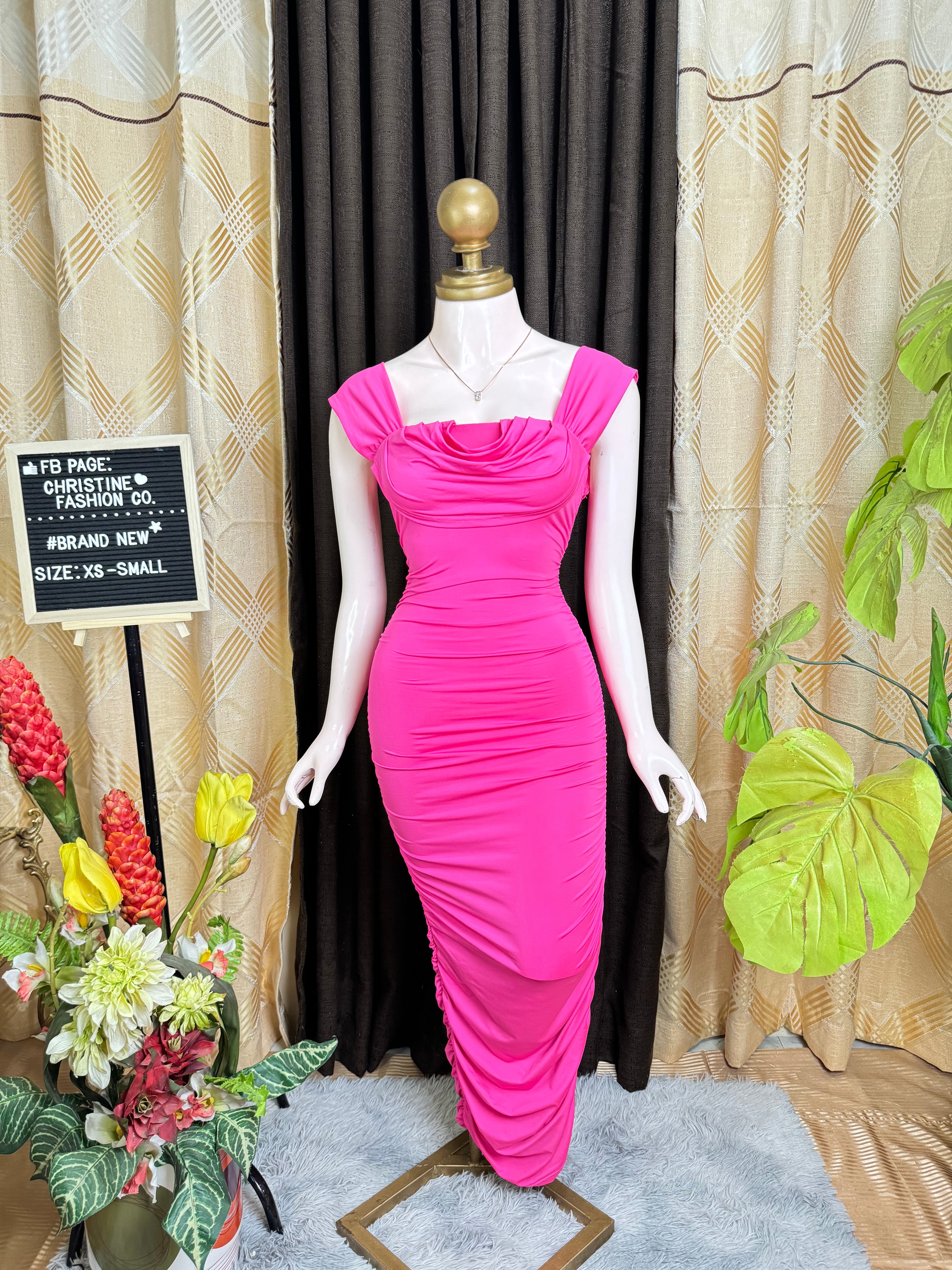 Pretty Barbie Pink Event Dress
