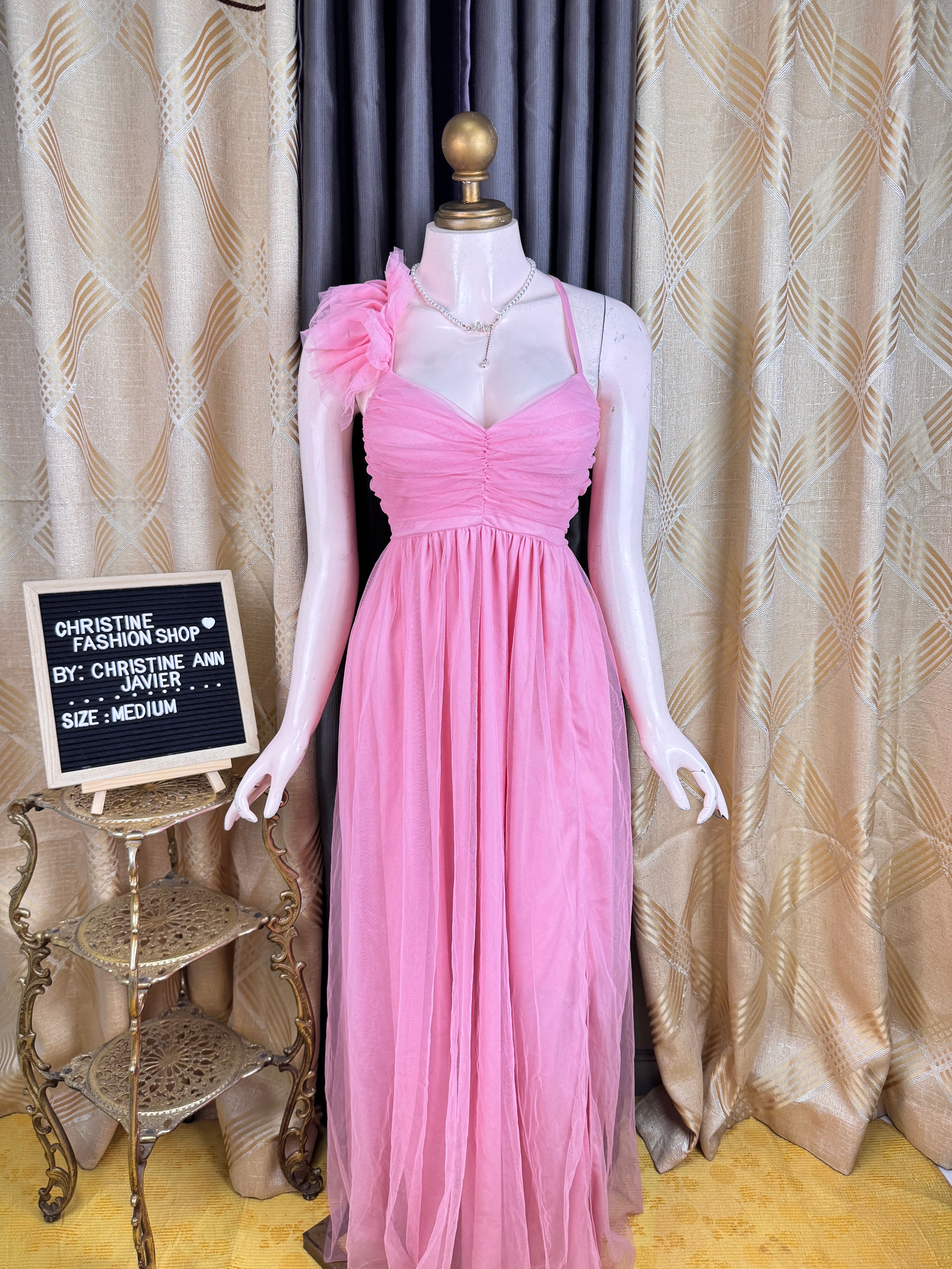 Fancy Barbie Pink Event Dress