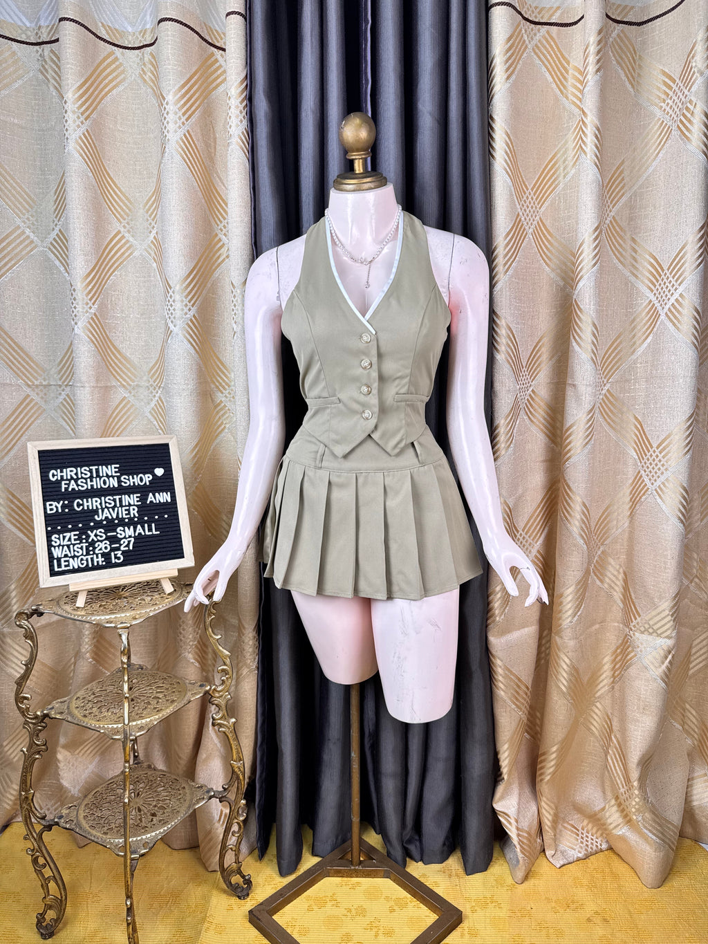 Fancy Y2K Old Money Coord-Set