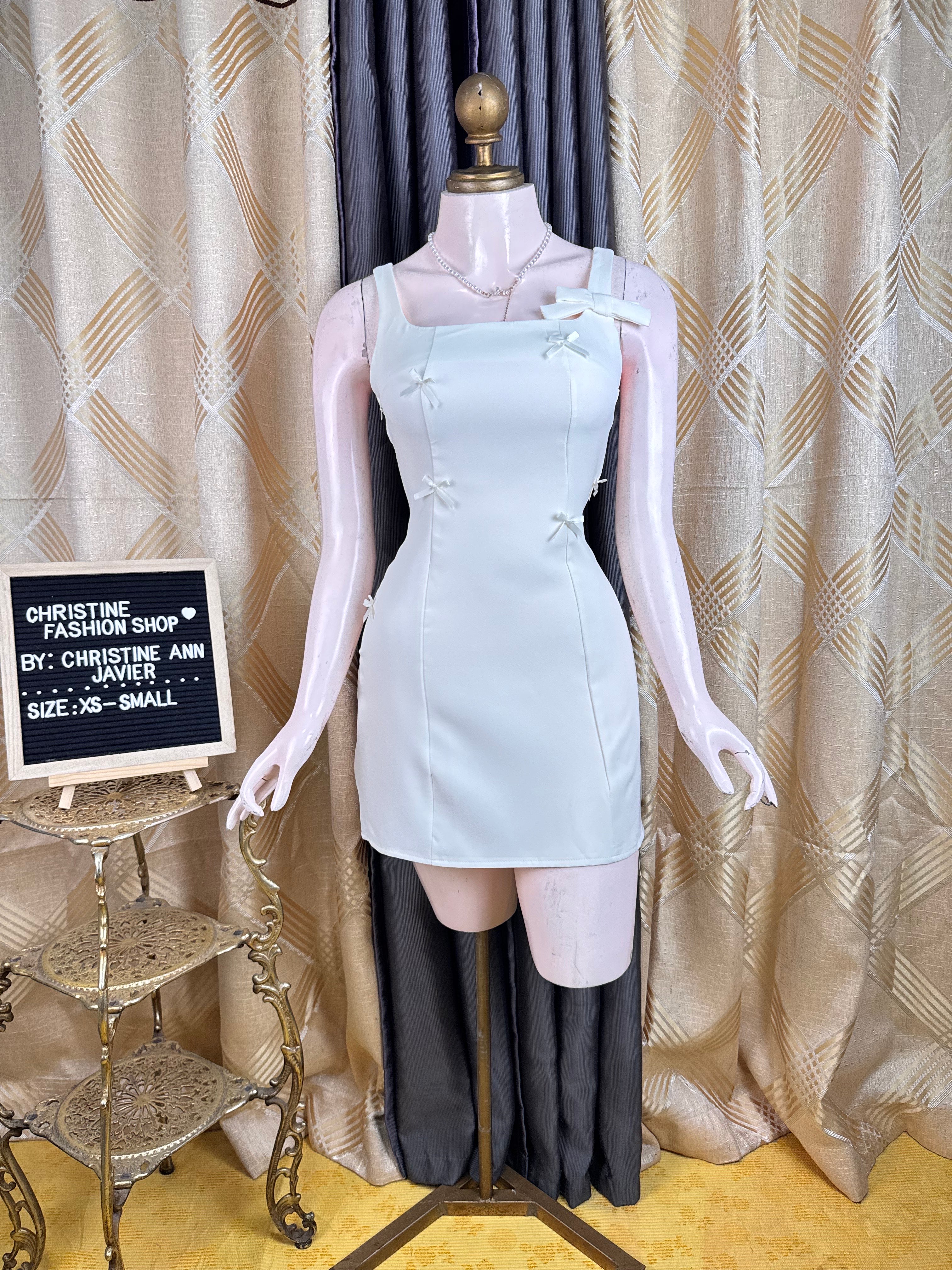 Casual Cream Coquette Dress