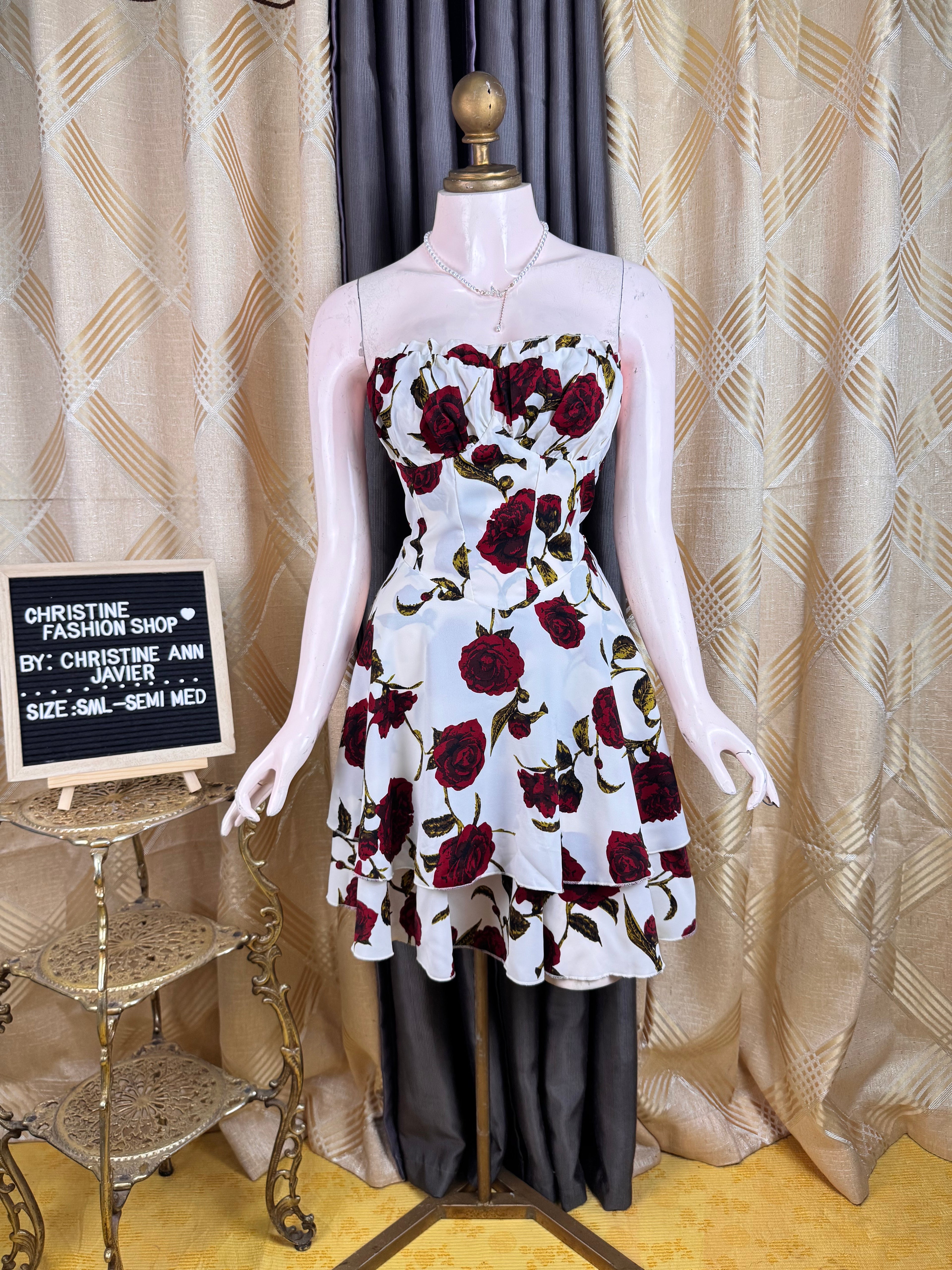 Pretty Floral Mini Dress