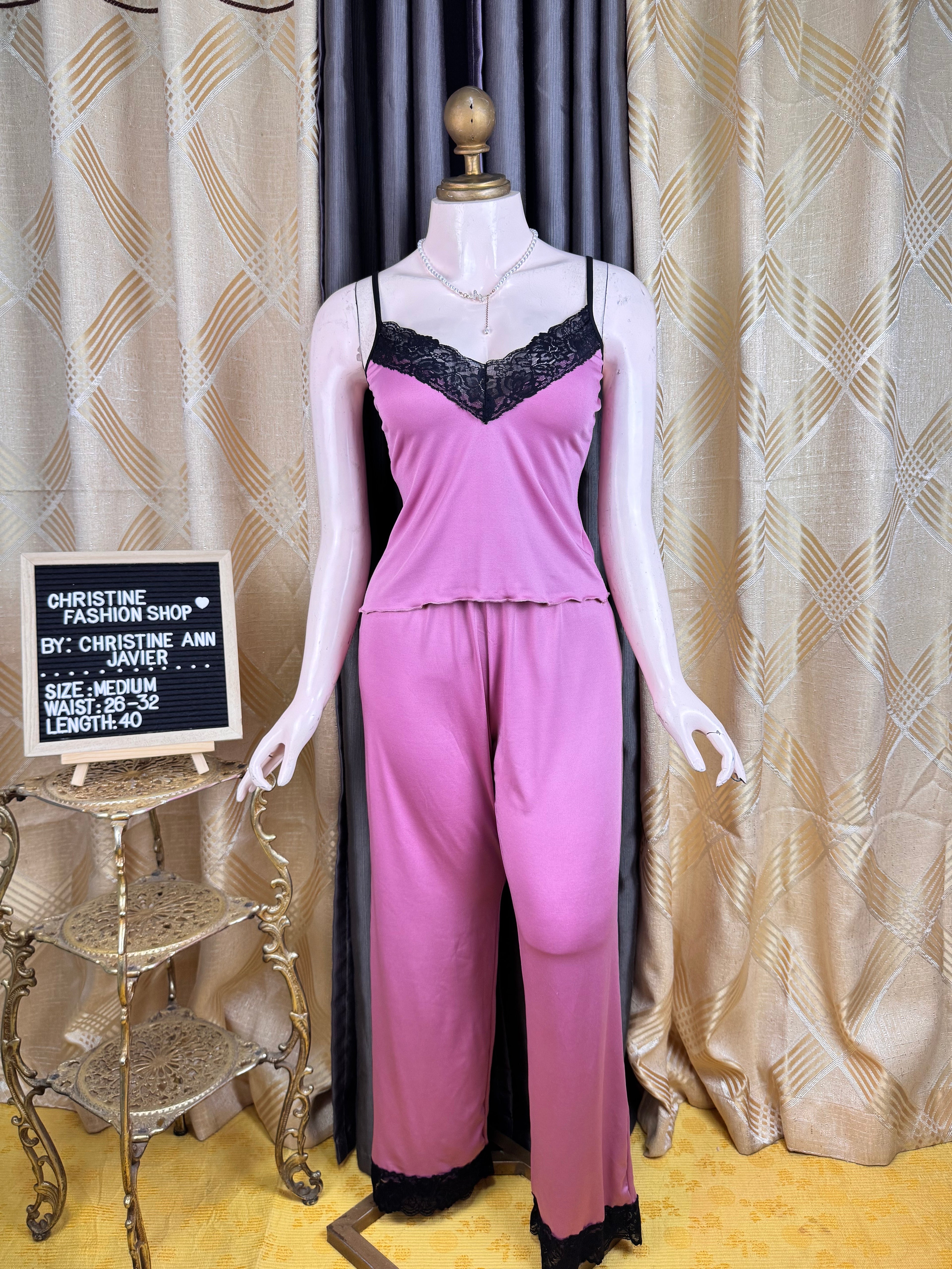 Barbie Pink Sleeveless and Pants Sleepwear