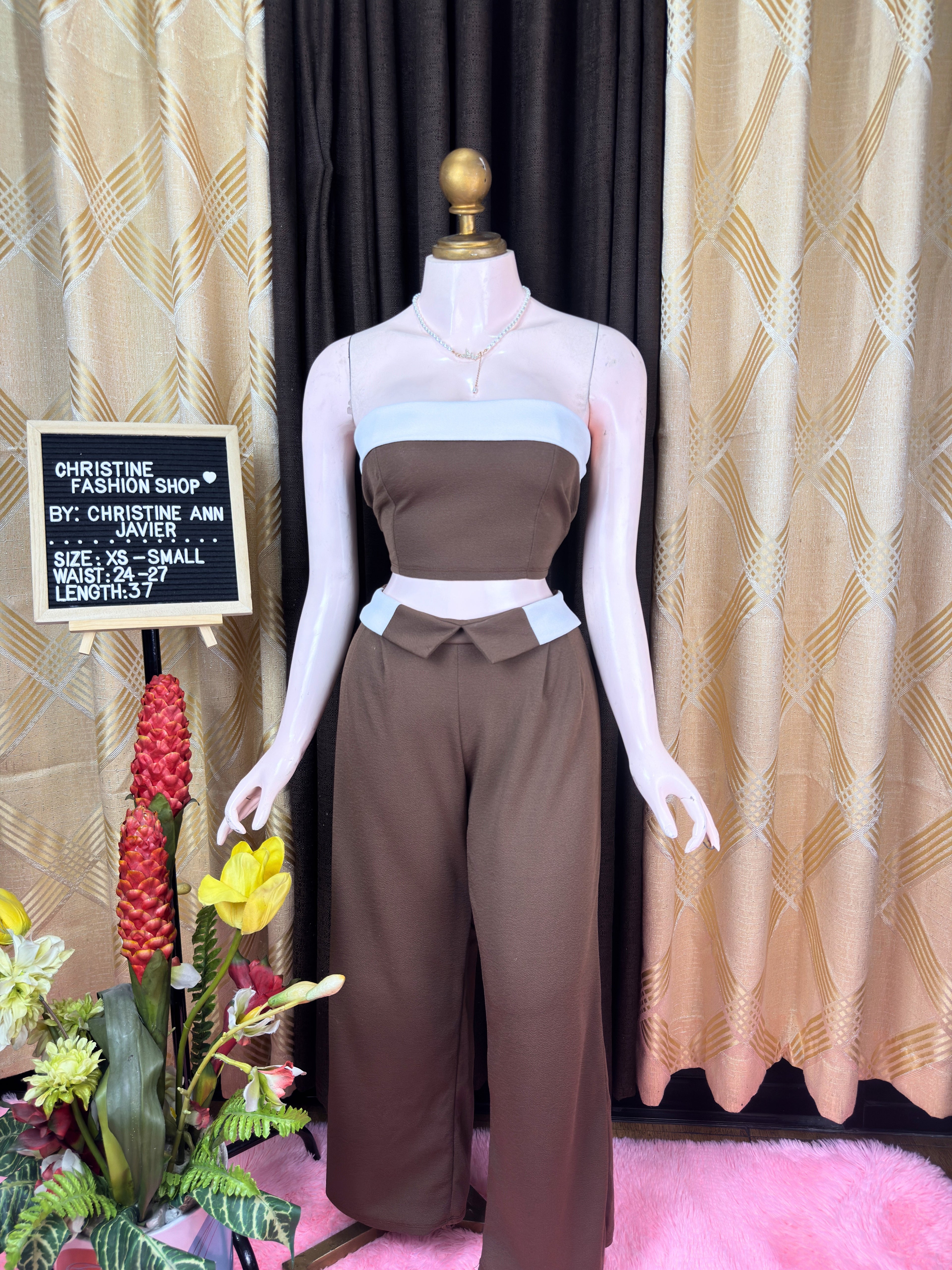 Choco Brown Tube Coords