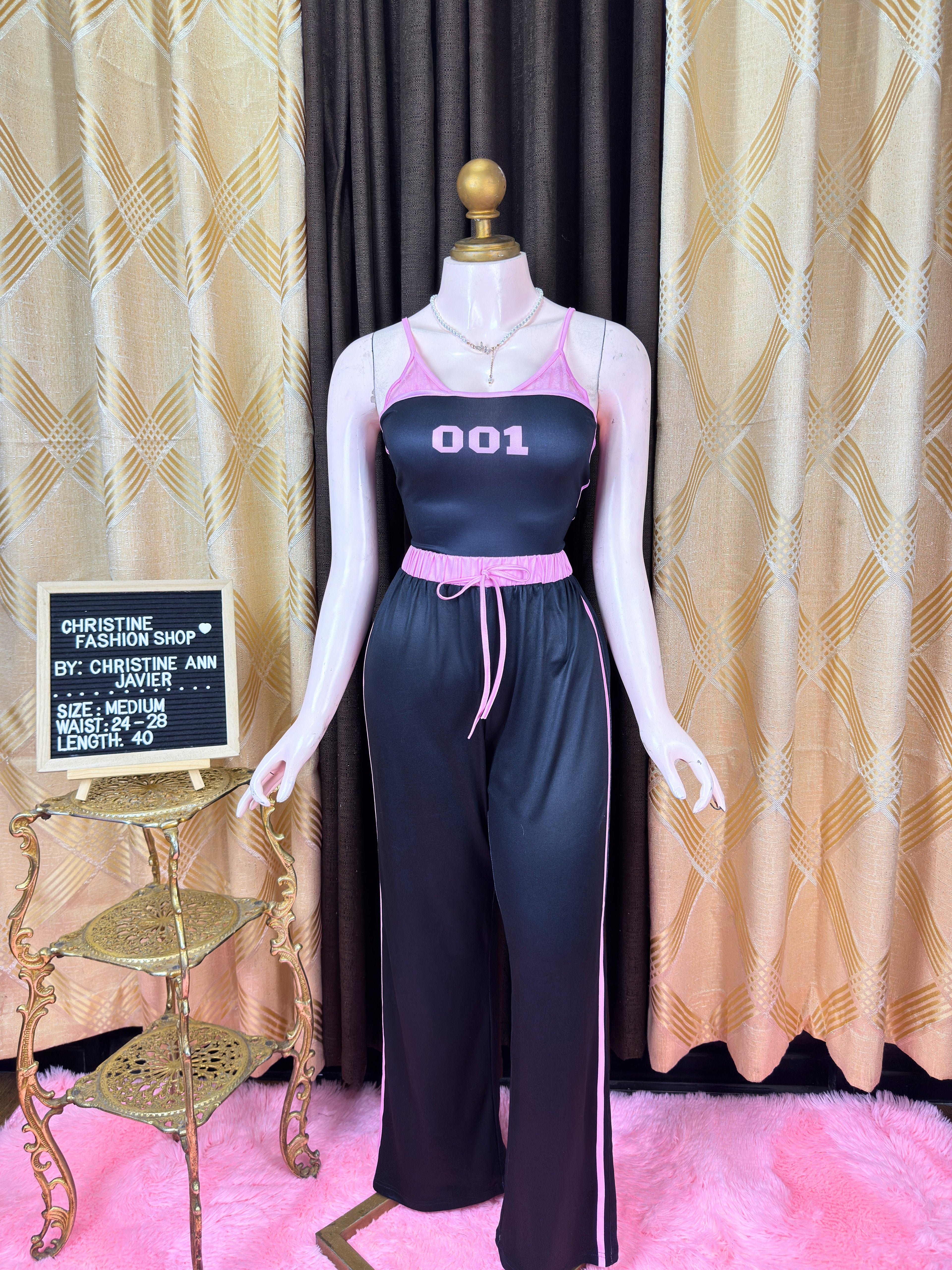 Sexy Crop Top And Pants Coords